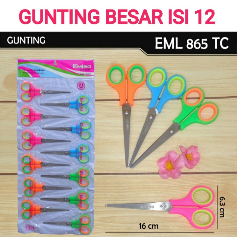 

Gunting Besar Renceng 65 Isi 12 Pcs