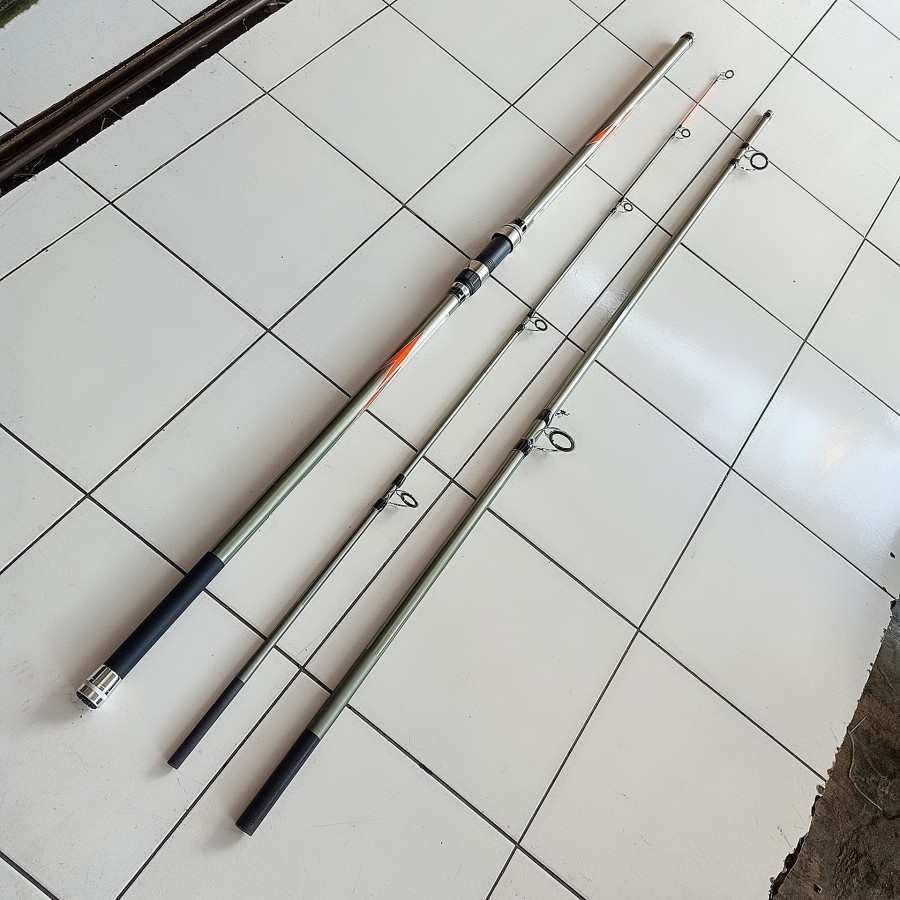 Joran Sambung 3 Sabpolo Surf Flash Panjang 420 CT 100-250GR Kaku