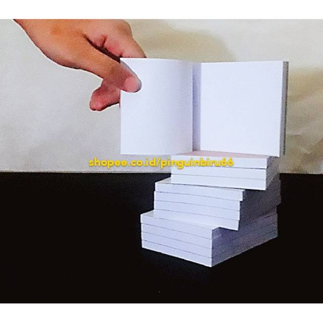 

BUKU NOTA PUTIH POLOS 8X10.5 CM