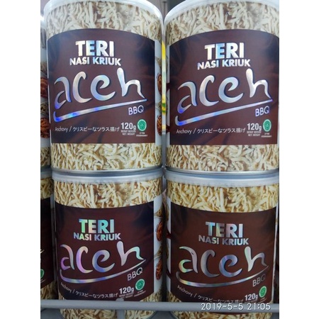 Teri Nasi Aceh Kriuk BBQ 120 gram