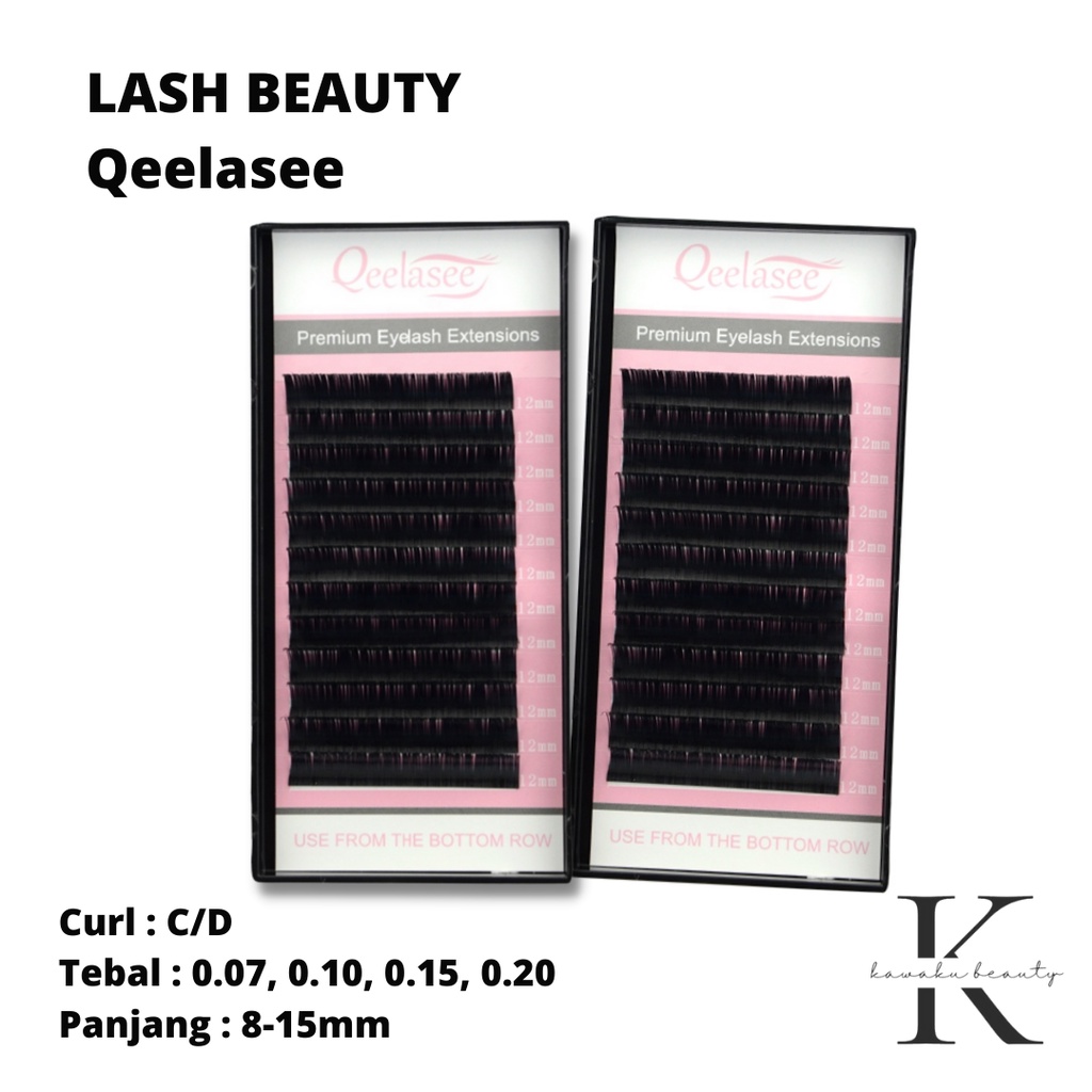 Lash Beauty Qeelasee / eyelash extension C size Nagaraku Yelix