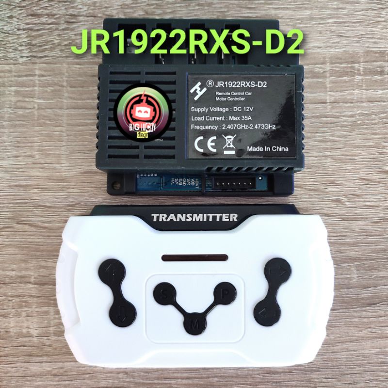 REMOT RECEIVER JR1922RXS-D2 MOBILAN AKI ANAK REMOTE CONTROL IC MODUL BOX KOTAK HITAM 2.4G SPAREPART 