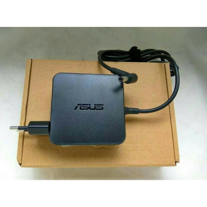 ORIGINAL Adaptor charger laptop asus A455 A455L A455LA A455LD A46 19v 3.42A KOTAK plugin DC 5.5x2.5