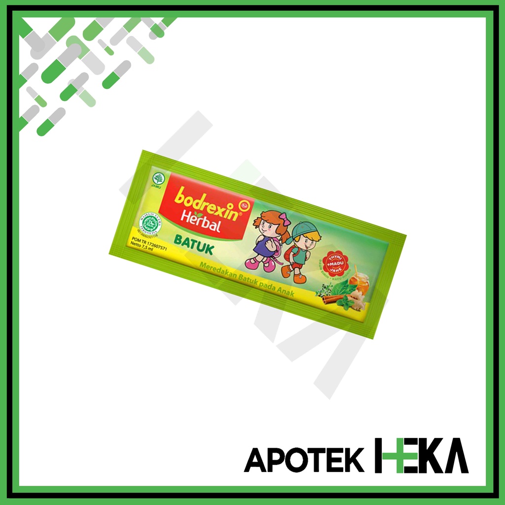 Bodrexin Herbal Batuk 7.5 ml 1 Sachet - Sirup Batuk Anak (SEMARANG)