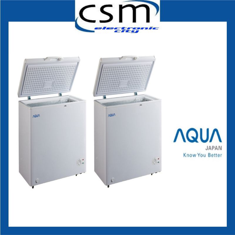 AQUA AQF 160 W CHEST FREEZER BOX 150 L LEMARI PEMBEKU 150 LITER