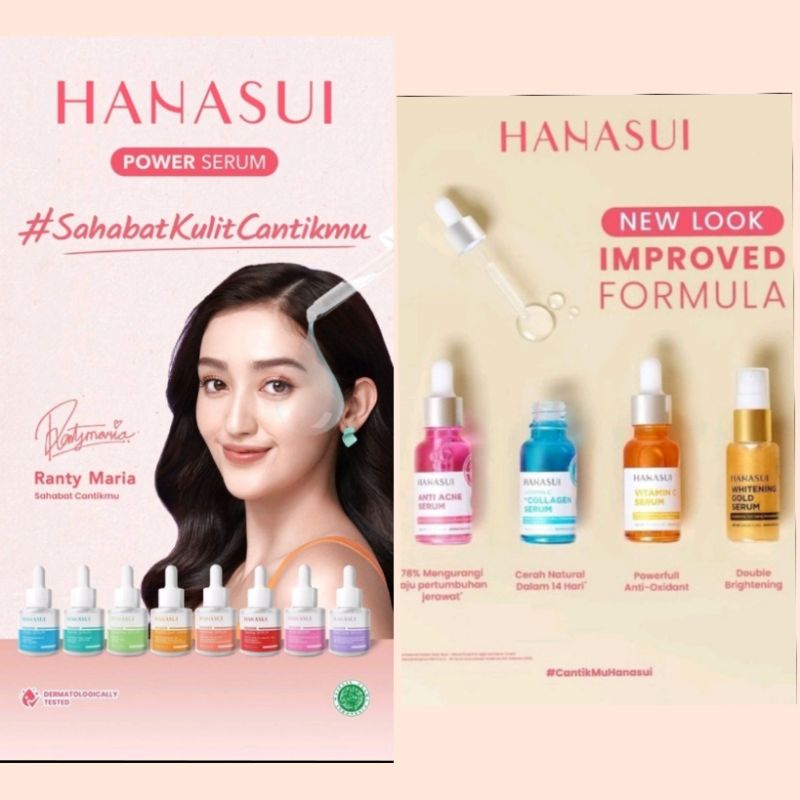 Hanasui New Power Serum & Serum Whitening Gold / Vitamin C / Anti Acne / Vit C + Collagen Face Serum