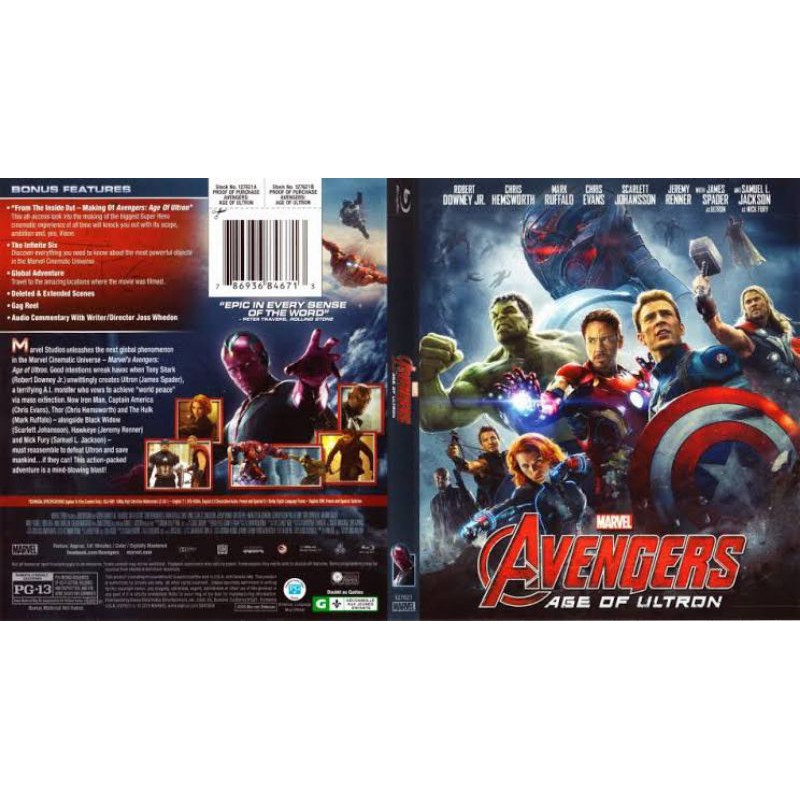 Image of Film Action Avenger : AGE OF ULTRON 2015 #0