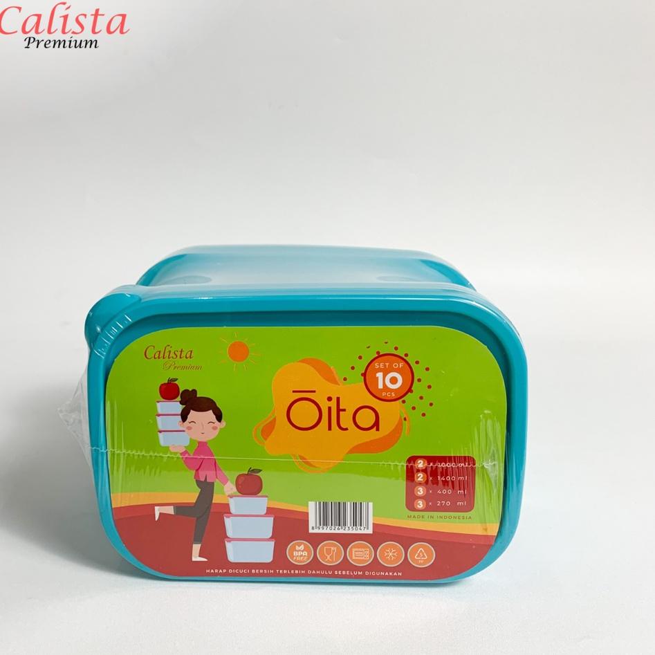 Stock Ada Calista Wadah Makanan Sealware- Oita set Isi 10 pcs