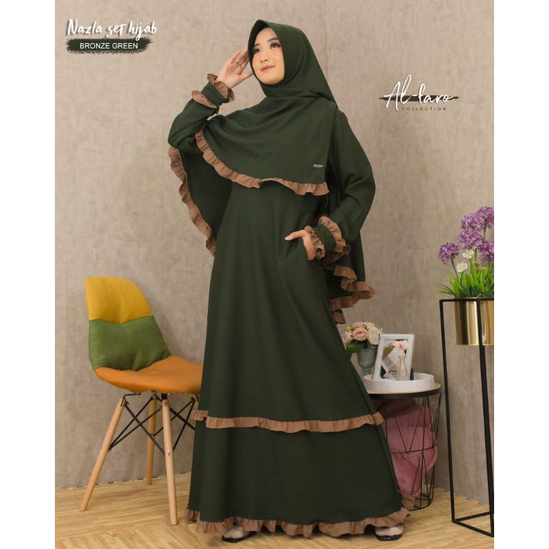gamis nazla set syar'i