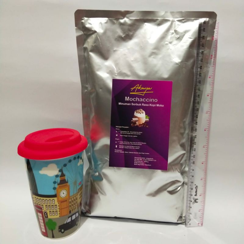 

Mochaccino 1 kg/ 1.000 gr minuman bubuk merk Akaya