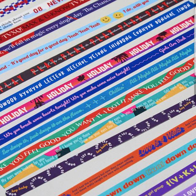 SM Artist Masking Tape EXO NCT SNSD