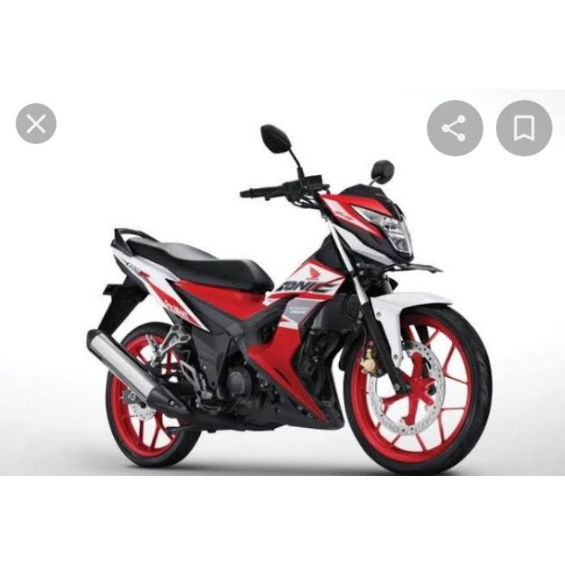 striping sonic 2019 merah putih