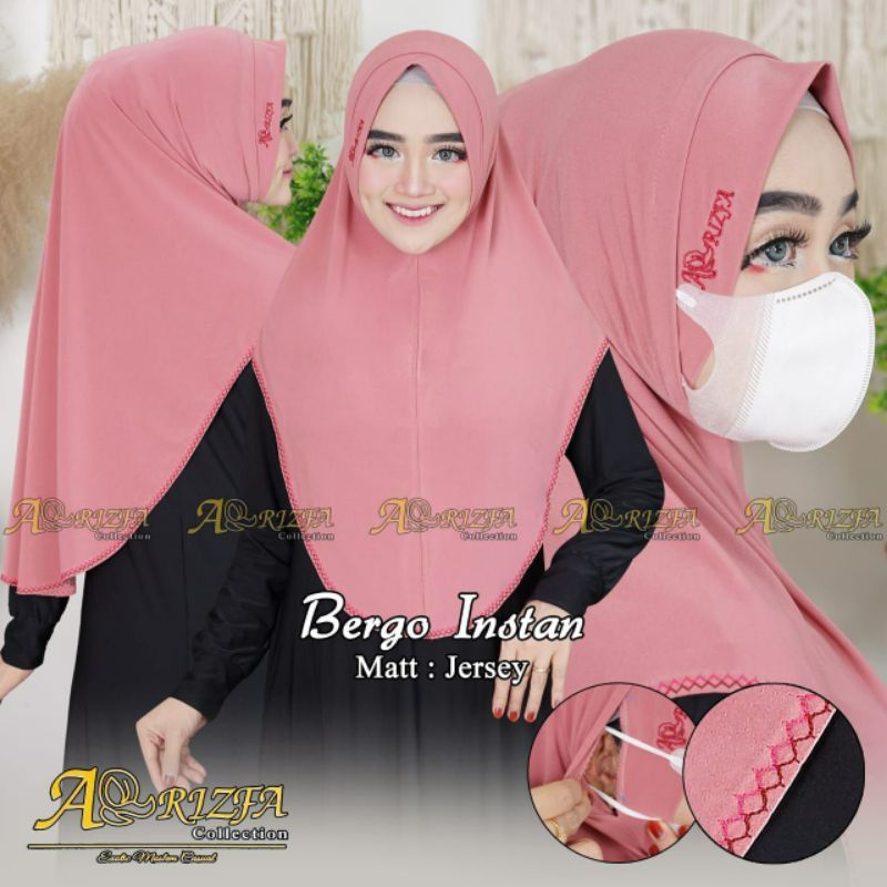 HIJAB BERGO PRISKET JERSEY SUPER ORI ARRIZFA