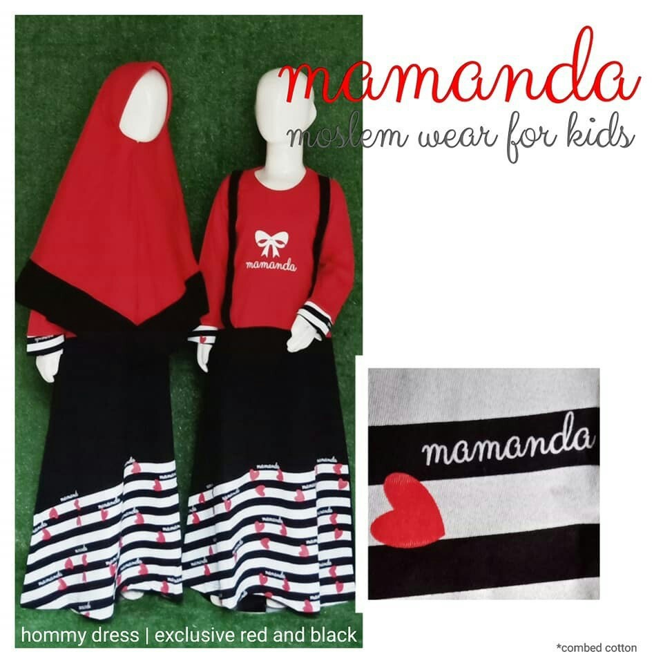 GAMIS MAMANDA SH RED N BLACK TARTAN