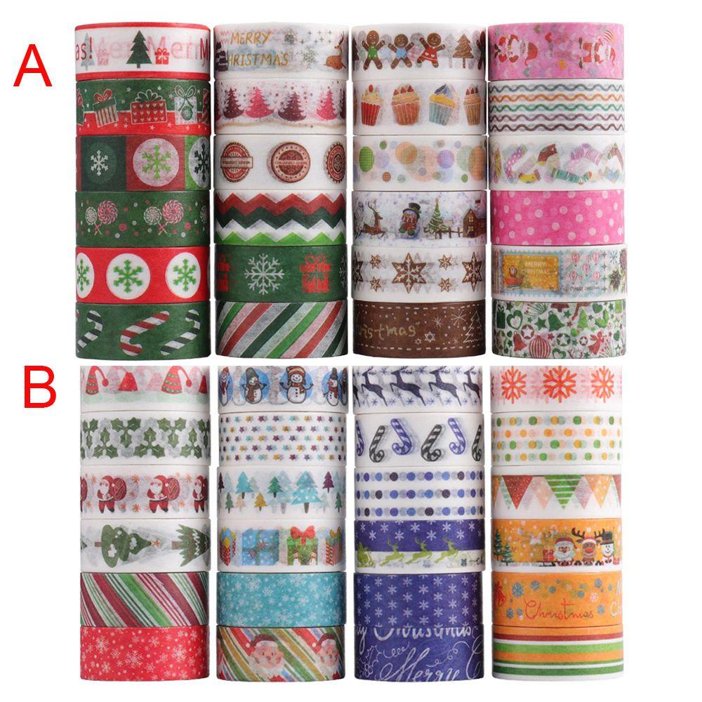 Top 24pcs /set Washi Tape Sastra Baru Scrapbooking Gadis Hati Kecil Segar INS DIY Bahan