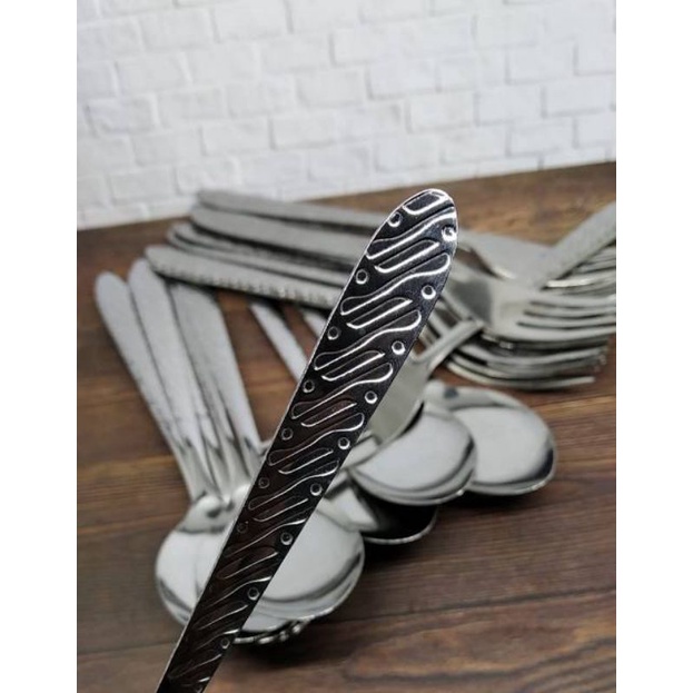 SENDOK MAKAN &amp; GARPU KOMODO BATIK HARGA PERLUSIN / PER 12 PCS