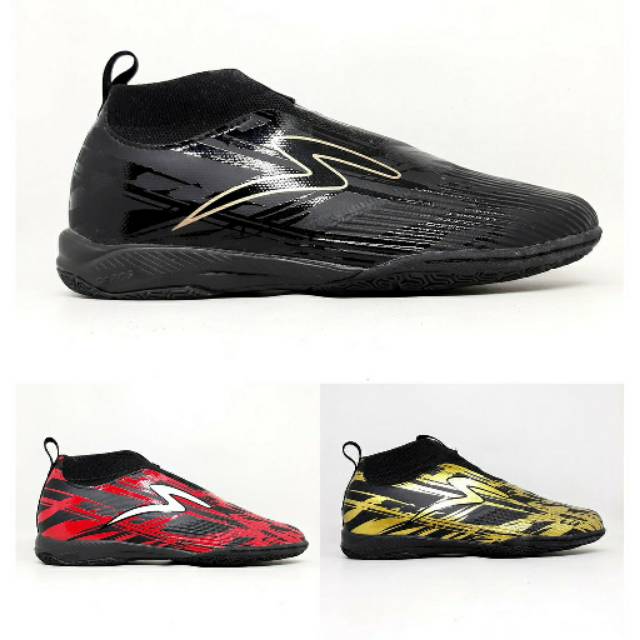  Sepatu  Futsal  Specs  Accelerator Illuzion  IN Laceless 