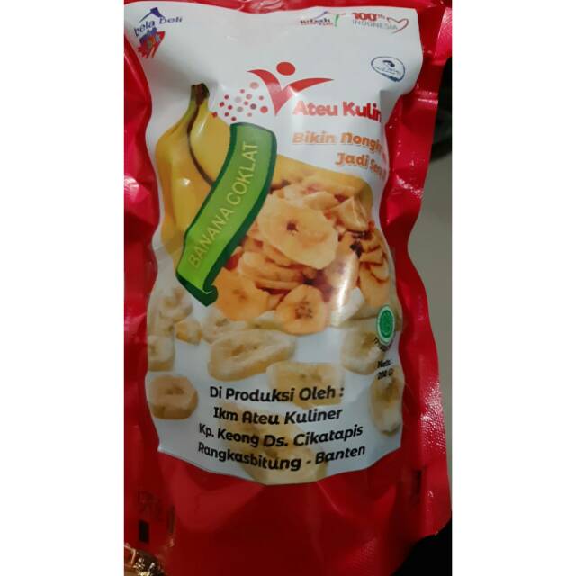 

Kripik banana coklat