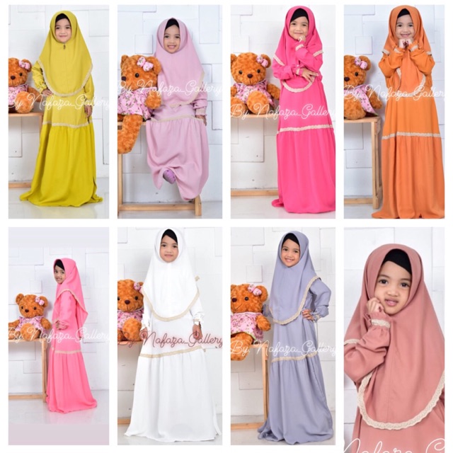 Kamela Kids Gamis Set Anak Syar'i