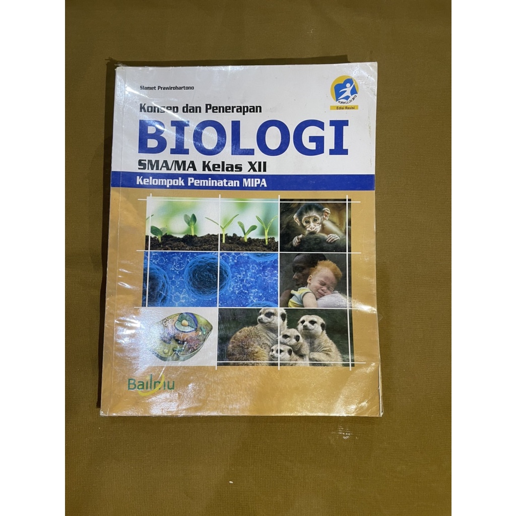 BUKU BIOLOGI KELAS 12 BAILMU