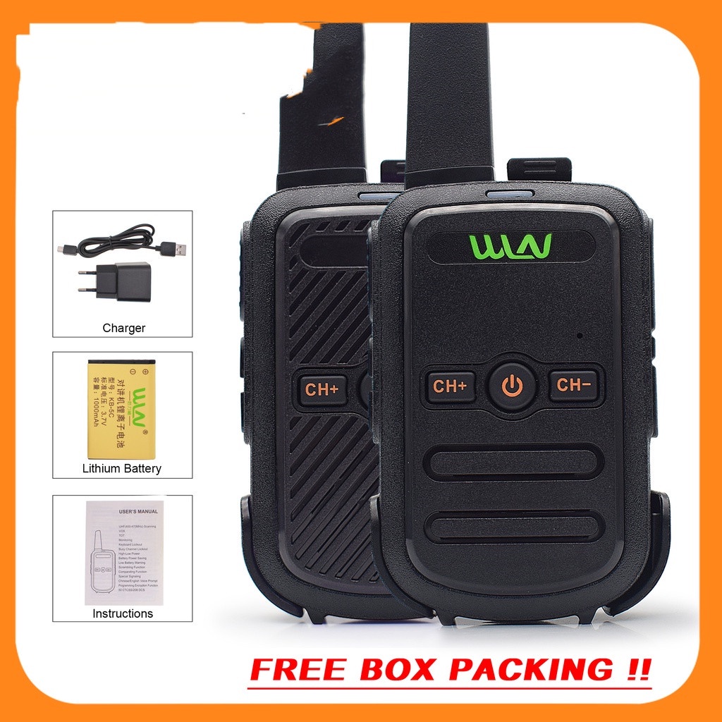 HT WLN-C51 HT sipil daya tinggiMini Wln Two-Way Radio  Walkie Talkie 1 unit