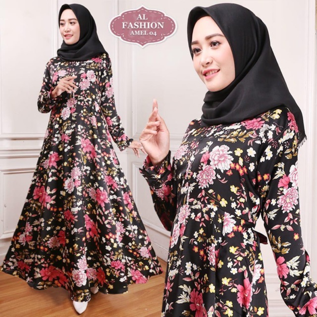Hasil gambar untuk GAMIS WANITA MAXI AMEL BAHAN PRS ORI ALFASHION MURAH