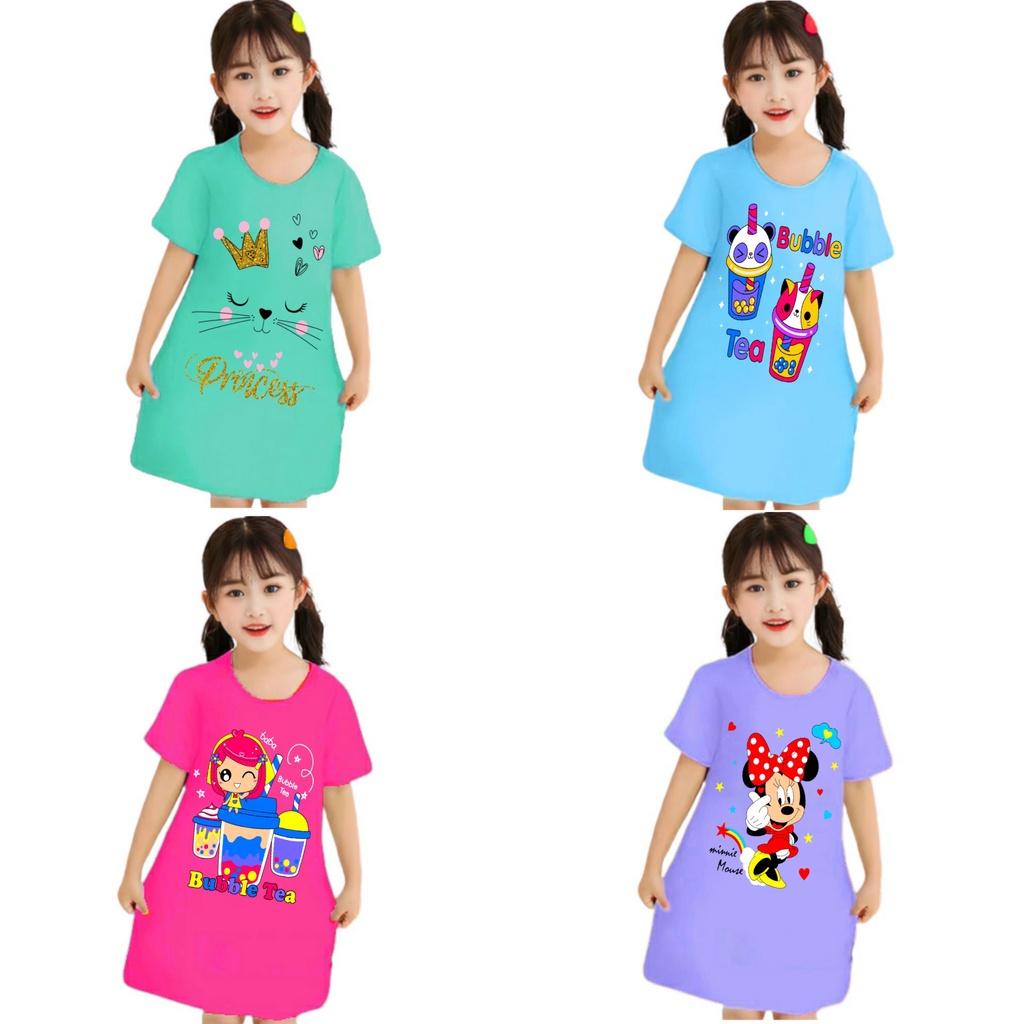 (15.800/pcs)grosir dress anak anak/daster anak perempuan murah