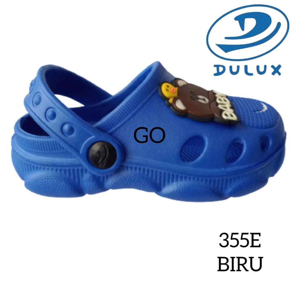 BB DULUX 355E Sandal Baim Balita Baby Bear Tali belakang Sandal Anak Laki Laki Cowok Karakter Line Baby