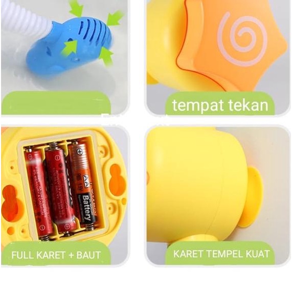 Hot - Shower Elektrik mandi sunflower mainan anak matahari