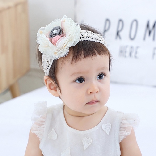 CHUBBI 26/28 Bandana Bayi Headband Anak Flower Bloom