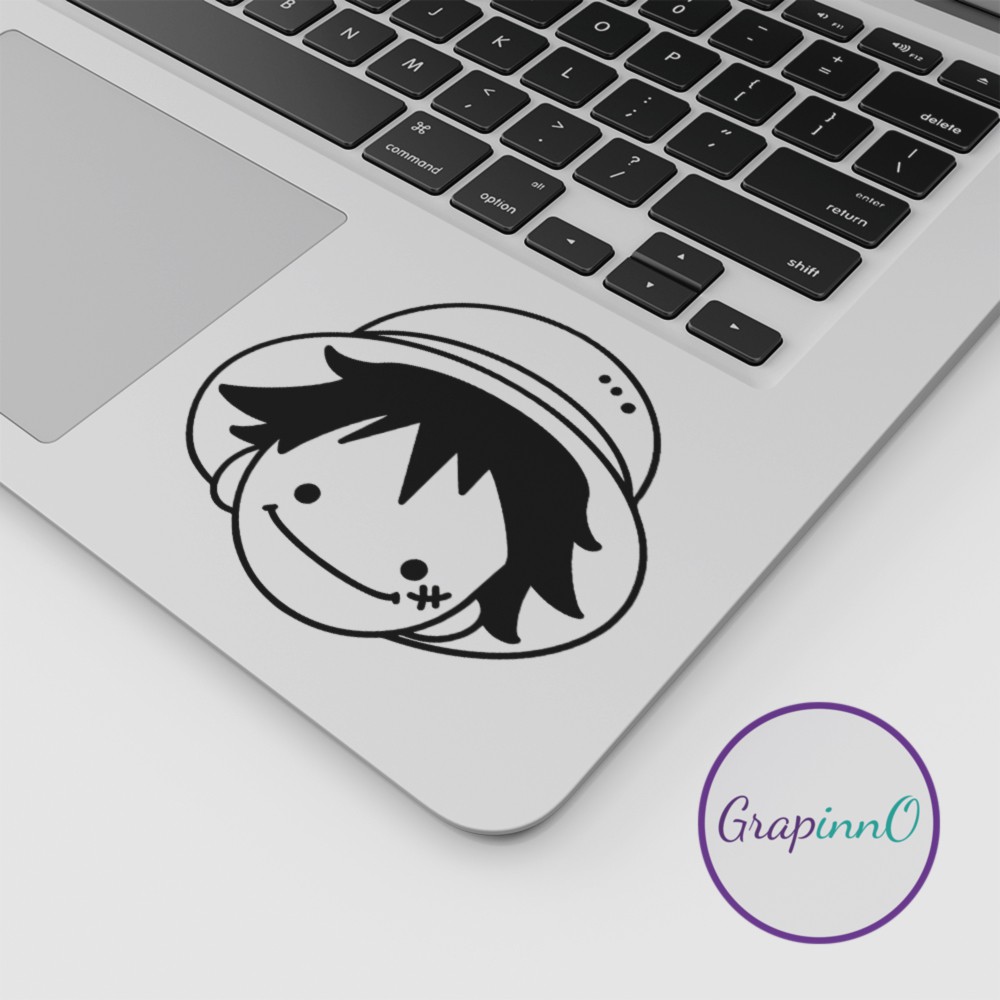 Decal Sticker Luffy One Piece Chibi Anime Stiker Laptop