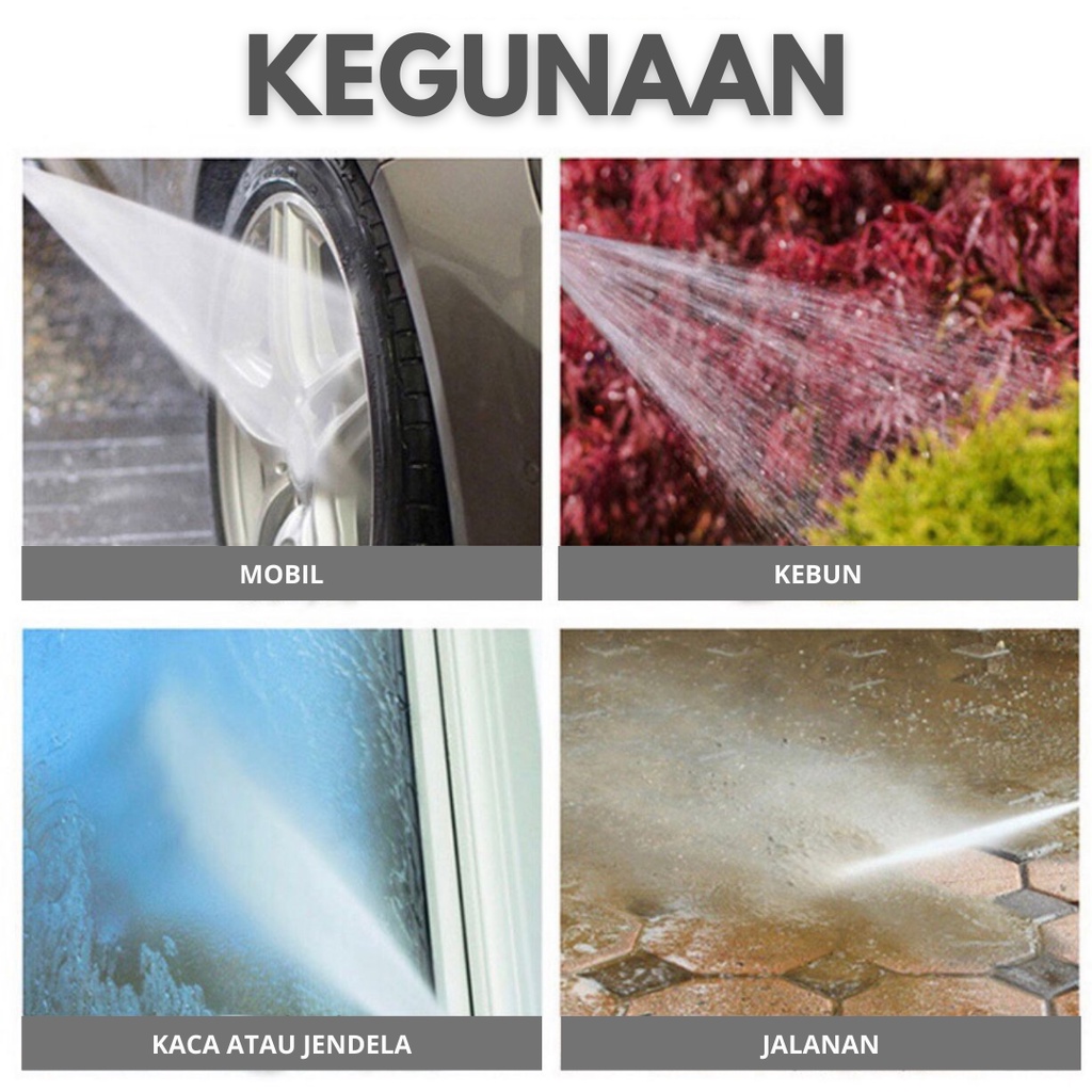 SEMPROTAN AIR CUCI MOTOR KUNINGAN NEW UPGRADE HOSE NOZZLE SPRAY STEAM TAMAN MOBIL WATER JET