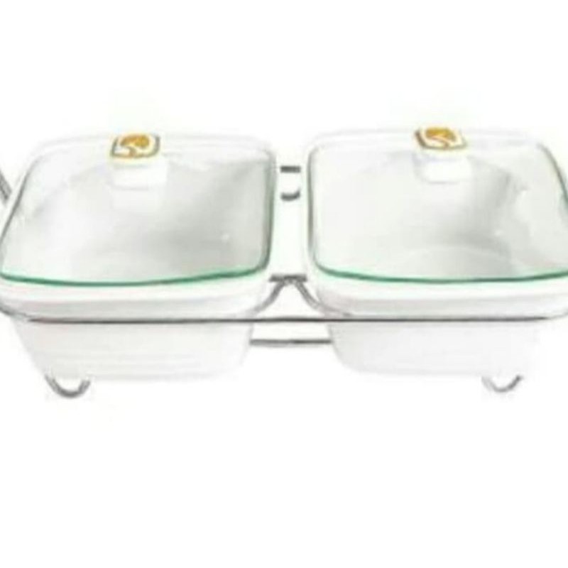 Pemanas keramik double putih vicenza w 755