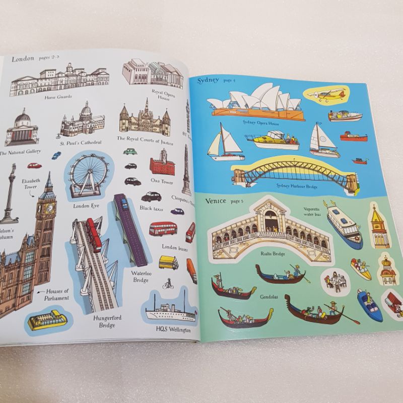 

RB Usborne Stiker Buku Anak Activity Sticker Book