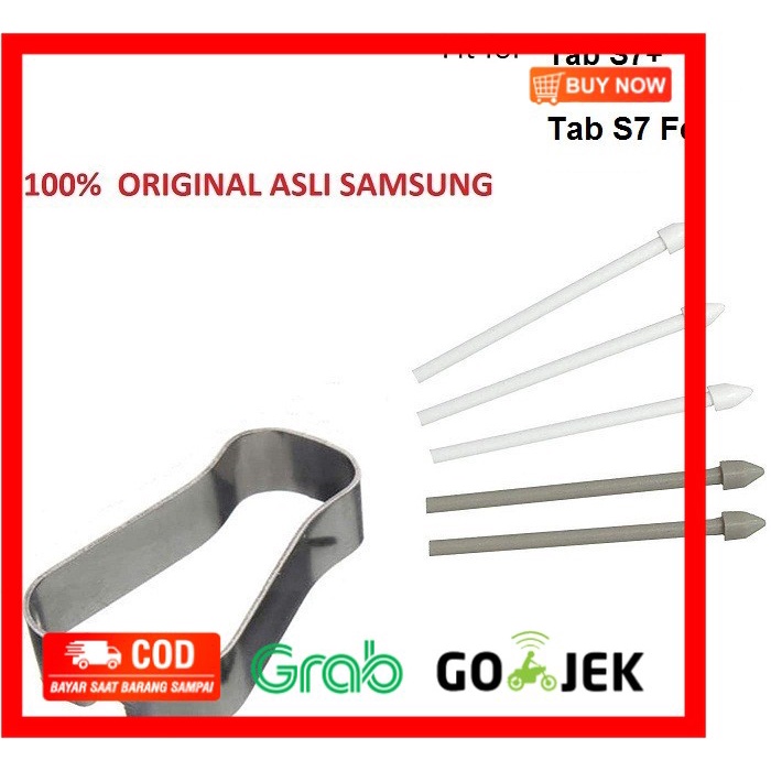 

(BISA COD) SAMSUNG Refill Nib Ujung Mata S Pen Galaxy Tab S7 FE 5G Original - Hit - Putih