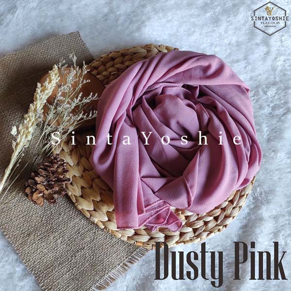 180X75 PASHMINA TALI DIAMOND ITALIANO PREMIUM QUALITY-DUSTY PINK