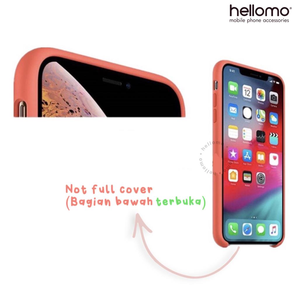 Apple Silicone Not Full (Seri 2) Cover Silicone Logo Apple Not Full Lens Protection Silicone Apple Premium Silicone Apple Case Anti Kotor