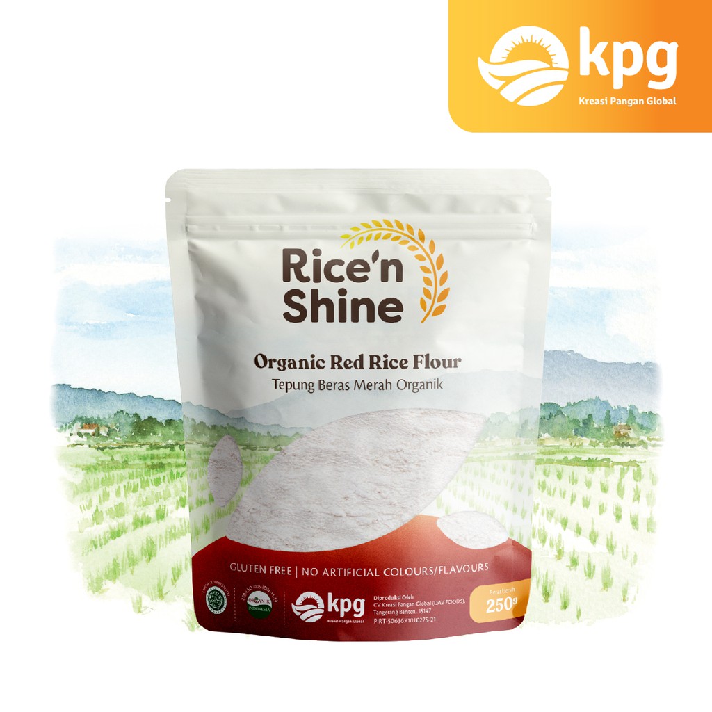 

Rice 'n Shine Tepung Beras Merah Organik - 250 g