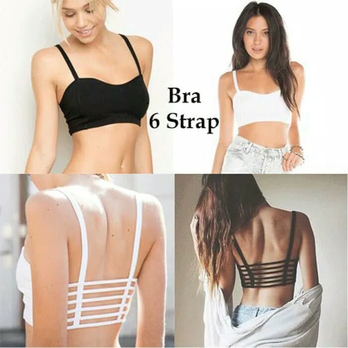 BRALETTE BH 6 STRAP - BRA TANPA KAWAT