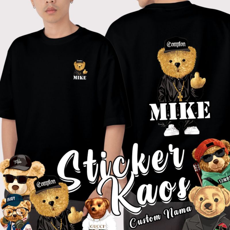 STICKER KAOS BEAR CUSTOM DEPAN BELAKANG KEREN MURAH STICKER KAOS MOSCHINO KAOS MURAH STICKER BEAR STIKER BERUANG STIKER MURAH BAJU BEAR BAJU BERUANG STIKER BAJU MURAH STICKER BERUANG MURAH SETRIKAAN BAJU GOSOKAN BAJU STIKER GOSOK