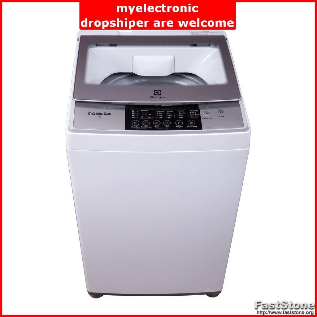 Promo Electrolux Ewt705Wn Mesin Cuci Top Loading 7 Kg Murah