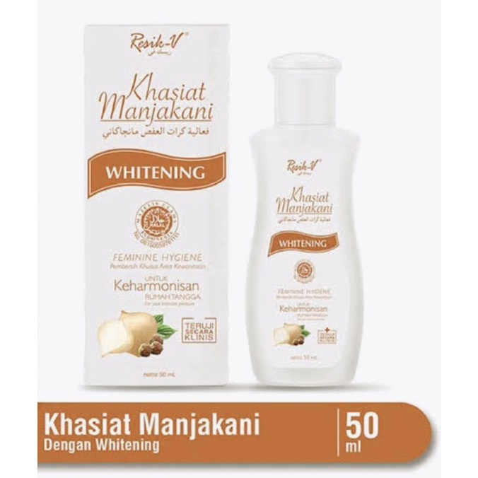 Resik V Whitening Manjakani 50ml