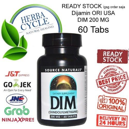 Source Naturals DIM Diindolylmethane 200 mg 60 Tablets Source Natural DIM