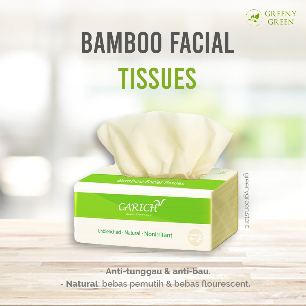 Jual Tisu Bambu Untuk Wajah Premium Bamboo Facial Tissues Premium