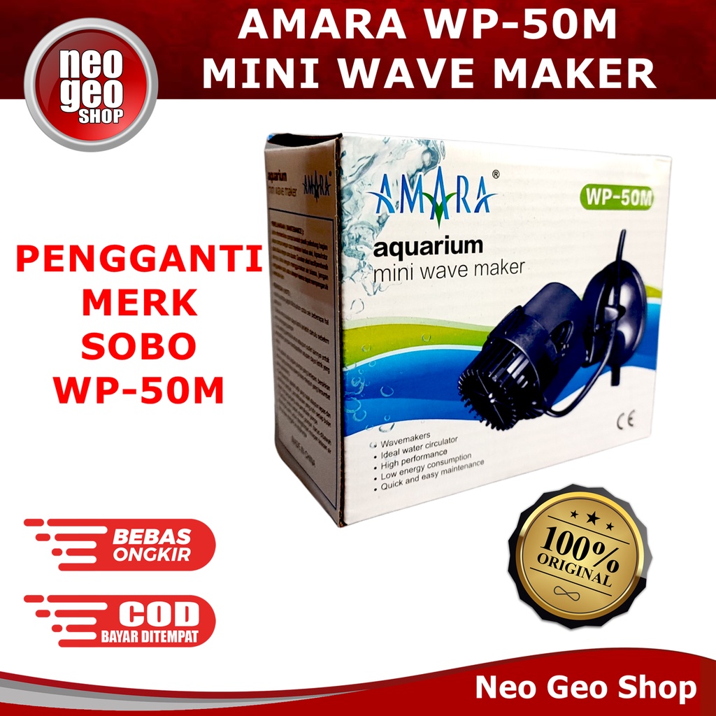 sobo sebo wp50 wp 50 mesin pompa gelombang ombak wave maker aquarium