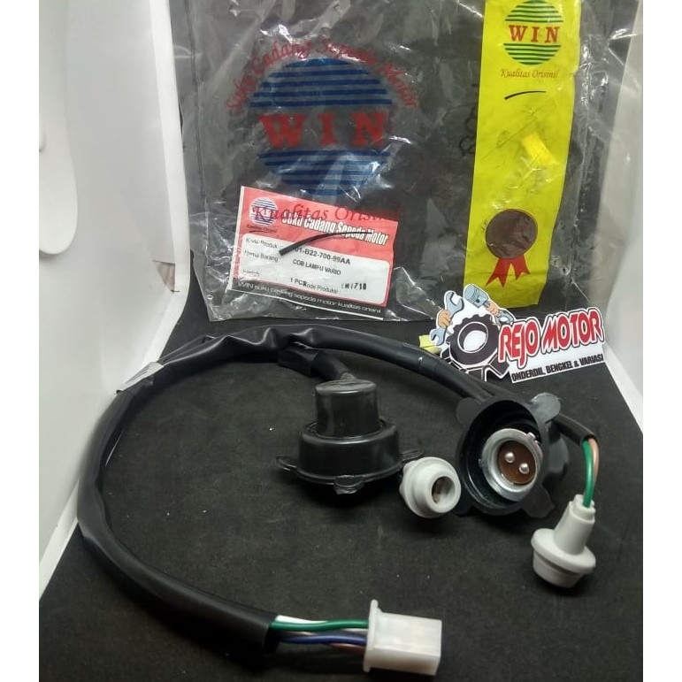 Socket Fitting Cop Lampu Depan Honda Karisma Supra 125 Vario Vario Tekno 125 Revo Absolut Merk Win