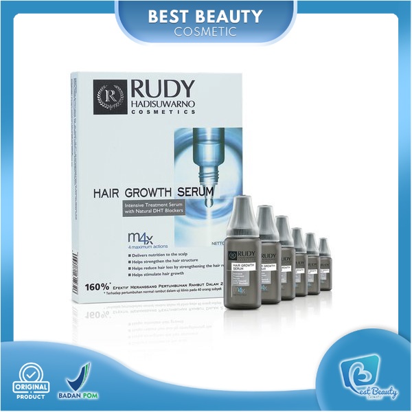 ★ BB ★ Rudy Hadisuwarno Cosmetics Hair Growth Serum 6x9ml | RHC