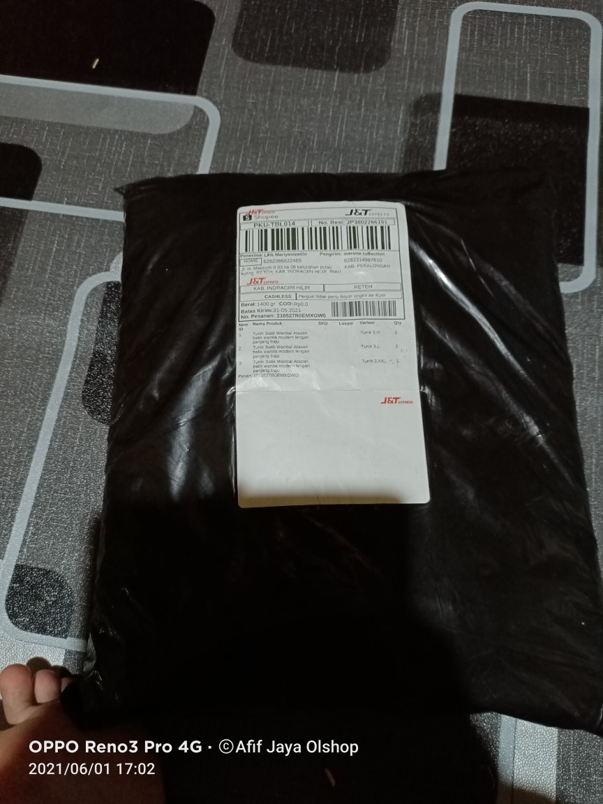 Tunik Batik Wanita/ Atasan Batik Wanita Modern Lengan Panjang Baju