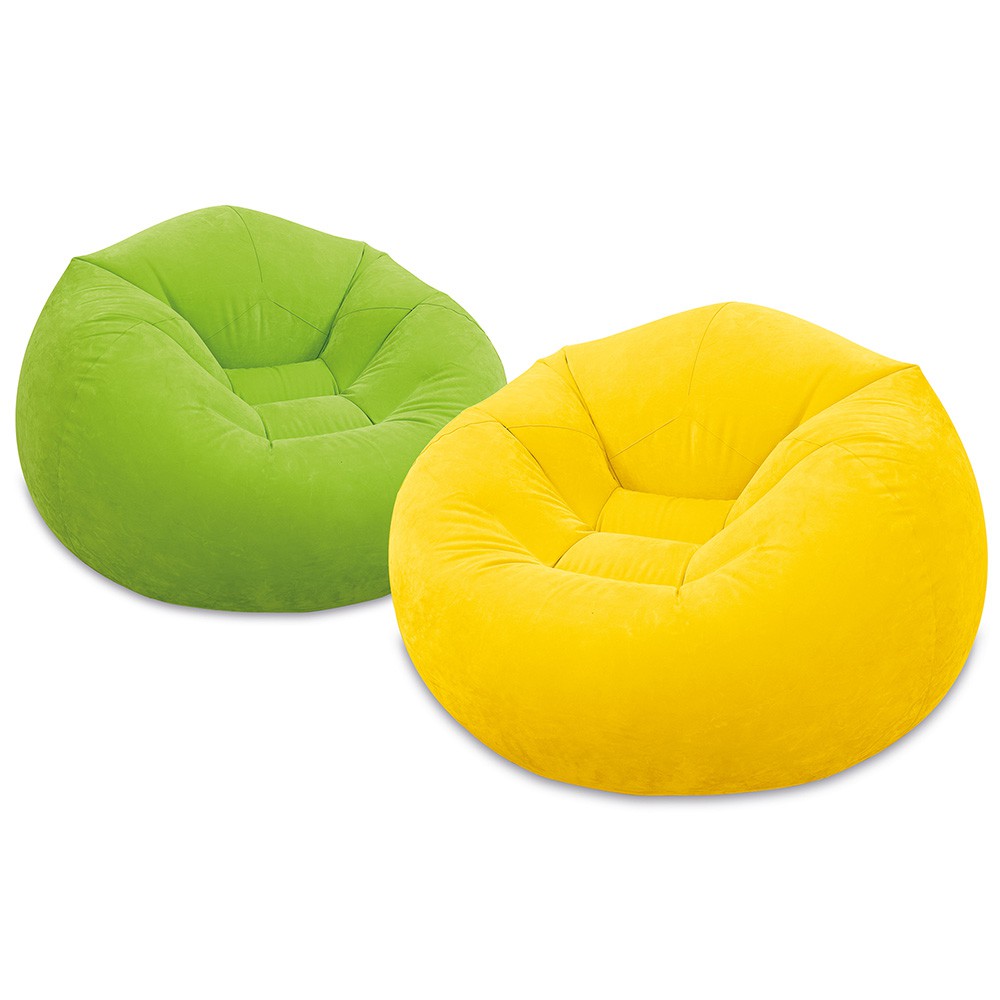 Intex Sofa Angin Beanless Bag Chair Assortment 68569 Shopee Indonesia