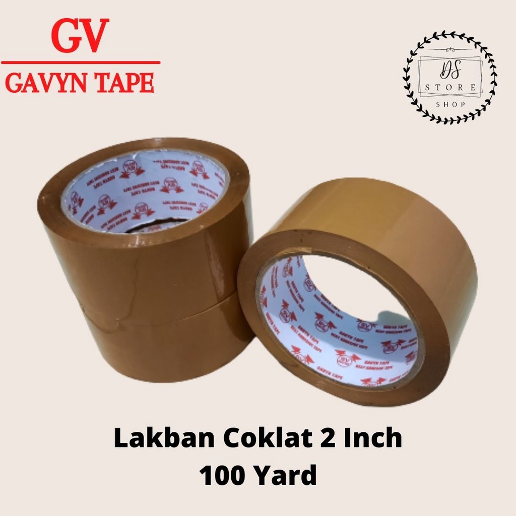 

LAKBAN COKLAT 2 INCH 100 YARD MURAH 1PACK - 1ROLL